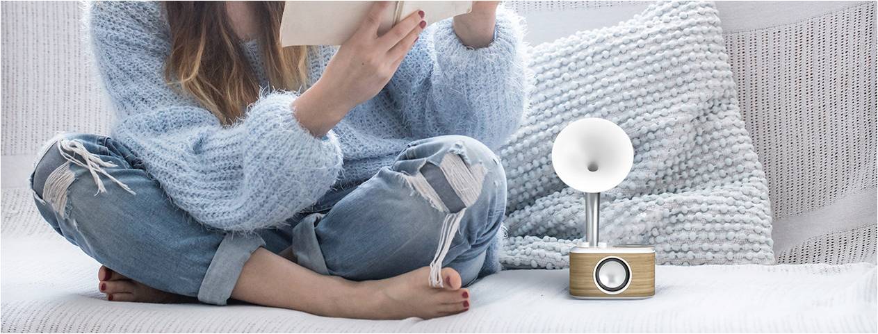 Sangean WR-45 White Tischradio UKW AUX, Bluetooth® wiederaufladbar Weiß