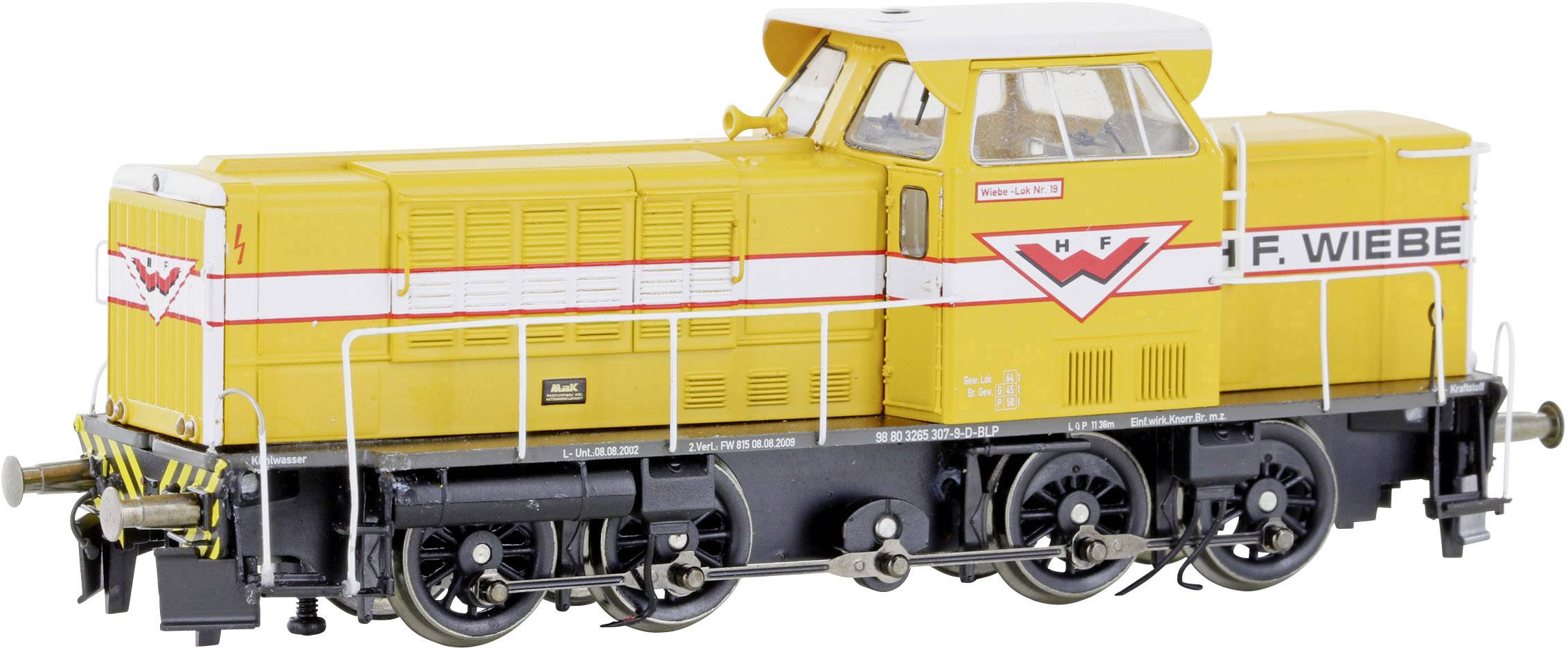 Hobbytrain HE10021571 H0 Diesellok MaK 650D Wiebe 