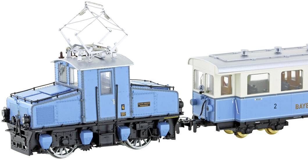 Hobbytrain H43100 Bayerische Zugspitzbahn Lok mit 2 Personenwagen