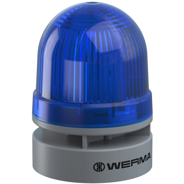 Werma Signaltechnik Signalleuchte Mini TwinFLASH Combi 115-230VAC BU 460.520.60 Blau 230 V/AC 95 dB