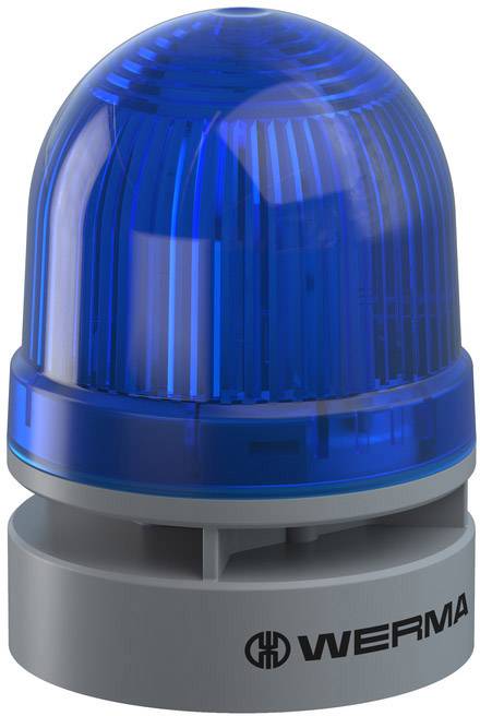Werma Signaltechnik Signalleuchte Mini TwinFLASH Combi 24VAC/DC BU 460.520.75 Blau 24 V/DC 95 dB