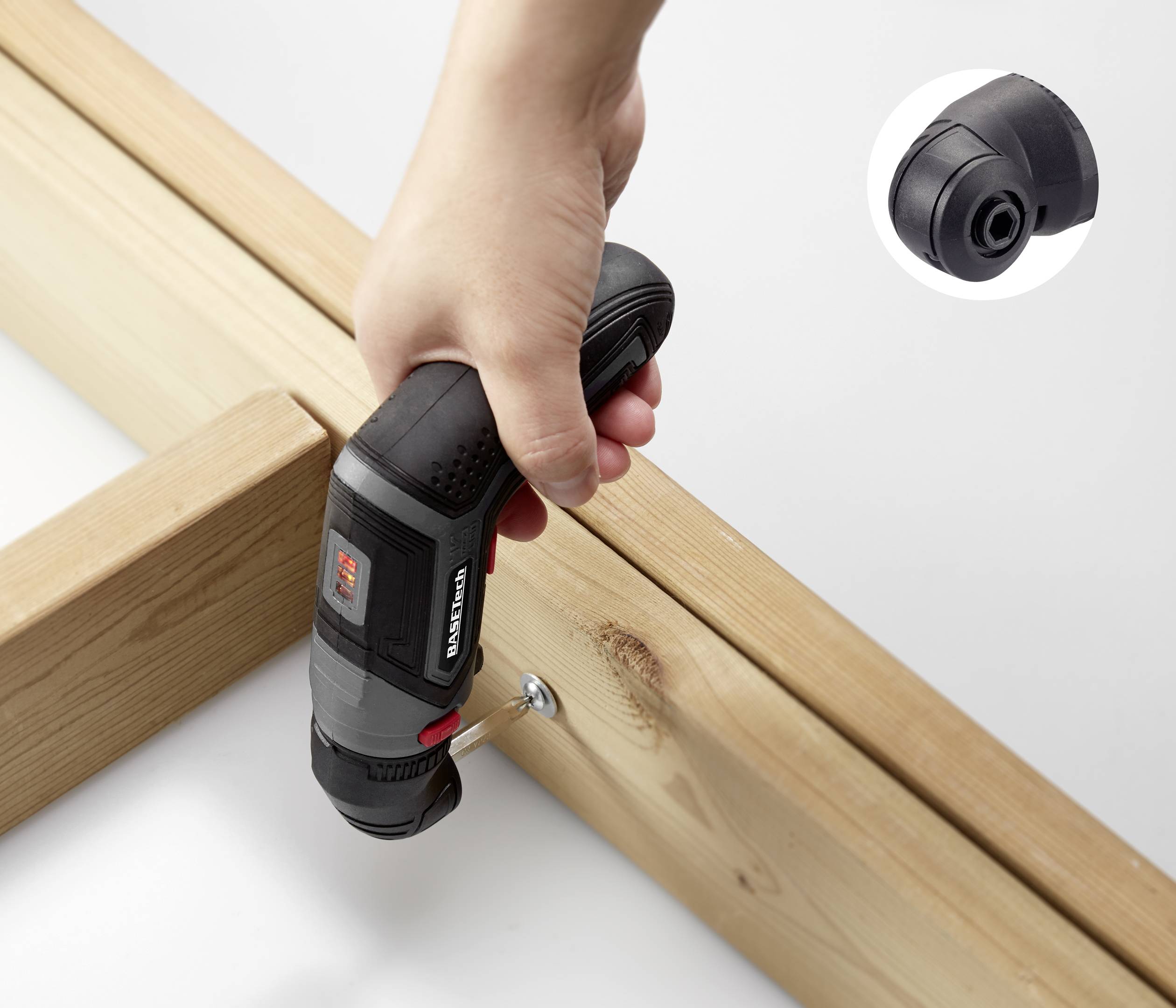 Basetech ASS-830 TO-6443490 Akku-Bohrschrauber 4 V 1500 mAh Li-Ion