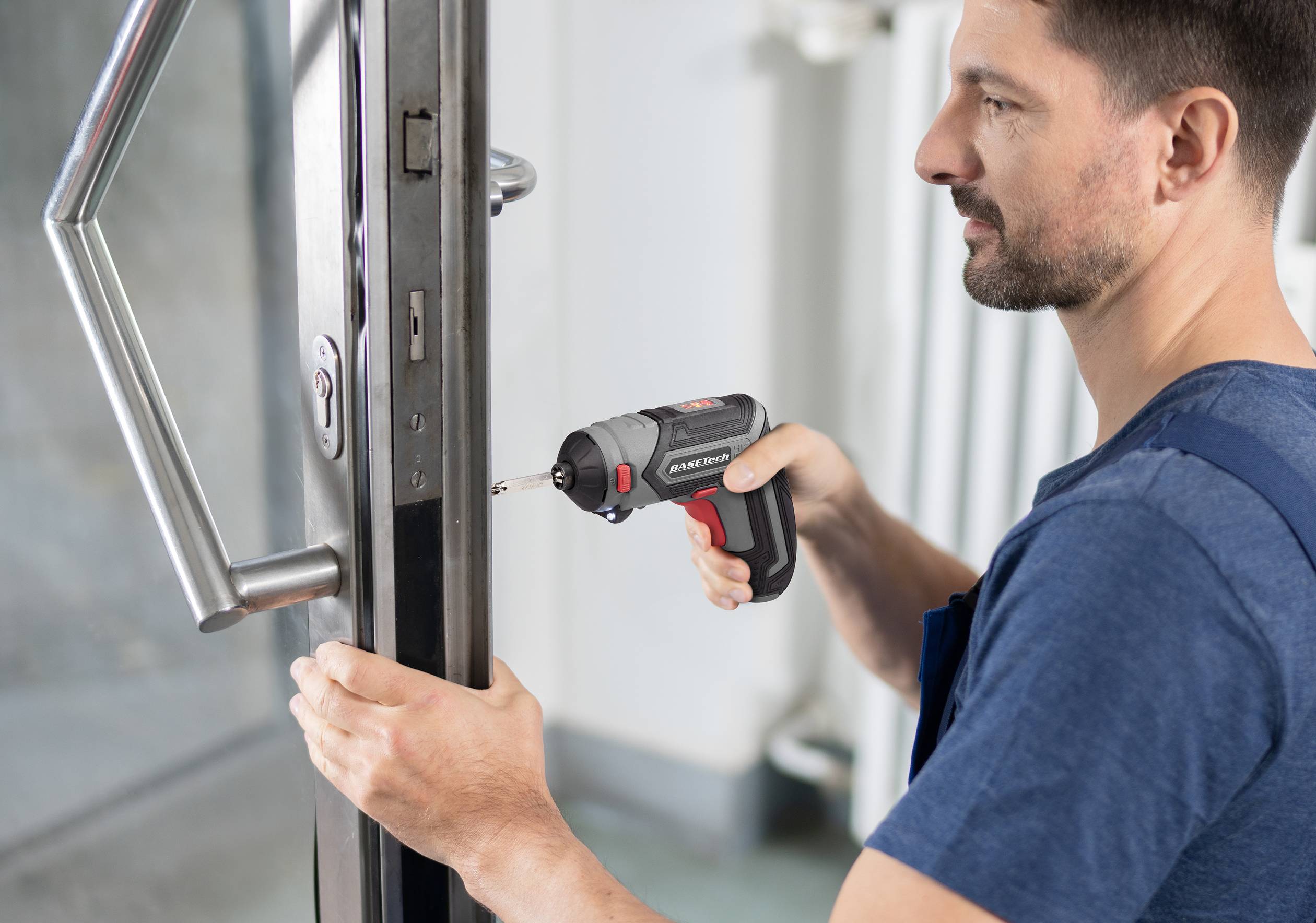 Basetech ASS-830 TO-6443490 Akku-Bohrschrauber 4 V 1500 mAh Li-Ion