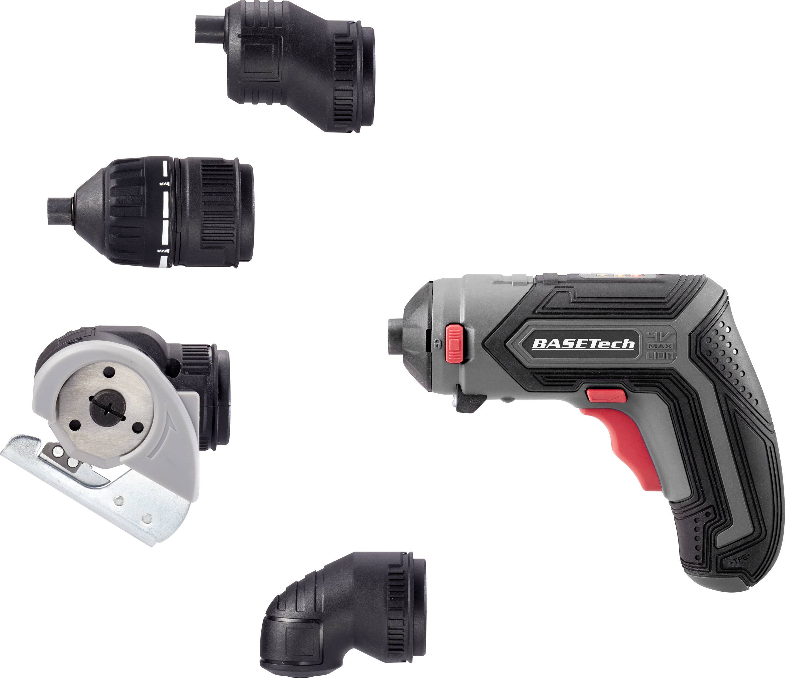 Basetech ASS-830 TO-6443490 Akku-Bohrschrauber 4V 1500 mAh Li-Ion