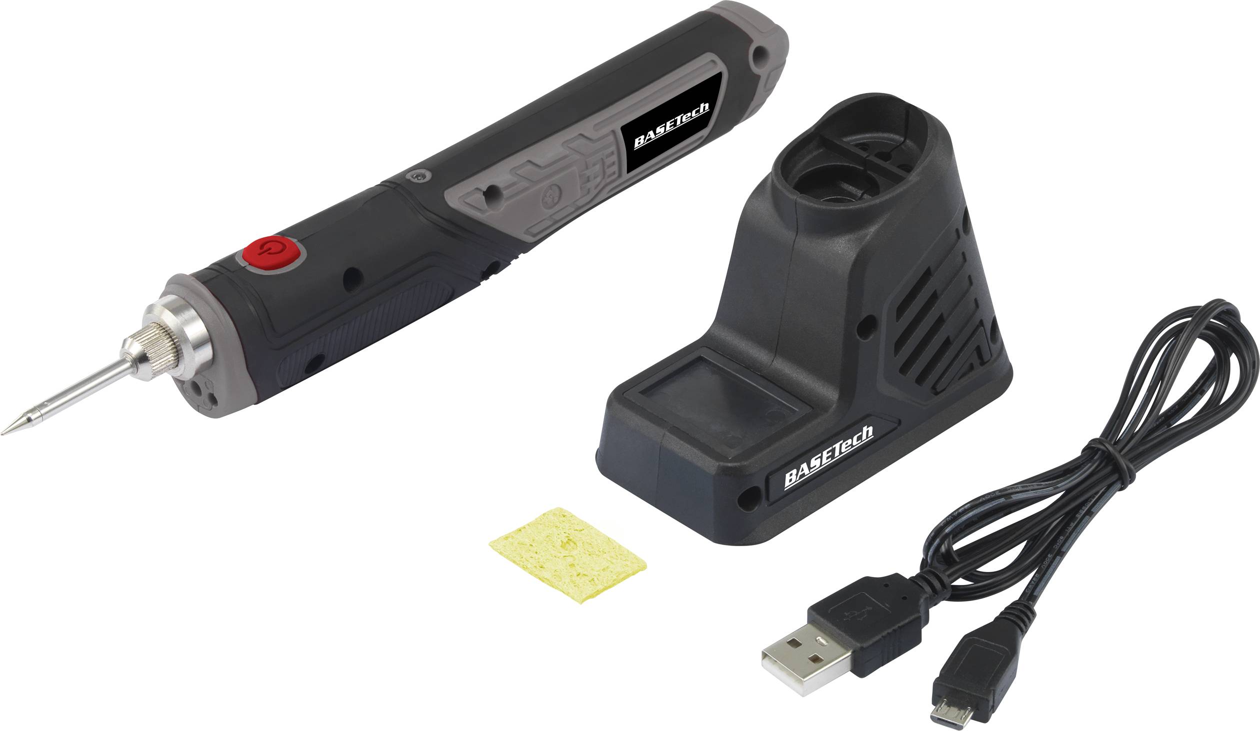 Basetech LWK-300 Lötkolben-Set 4 V 7 W 300 °C (max)