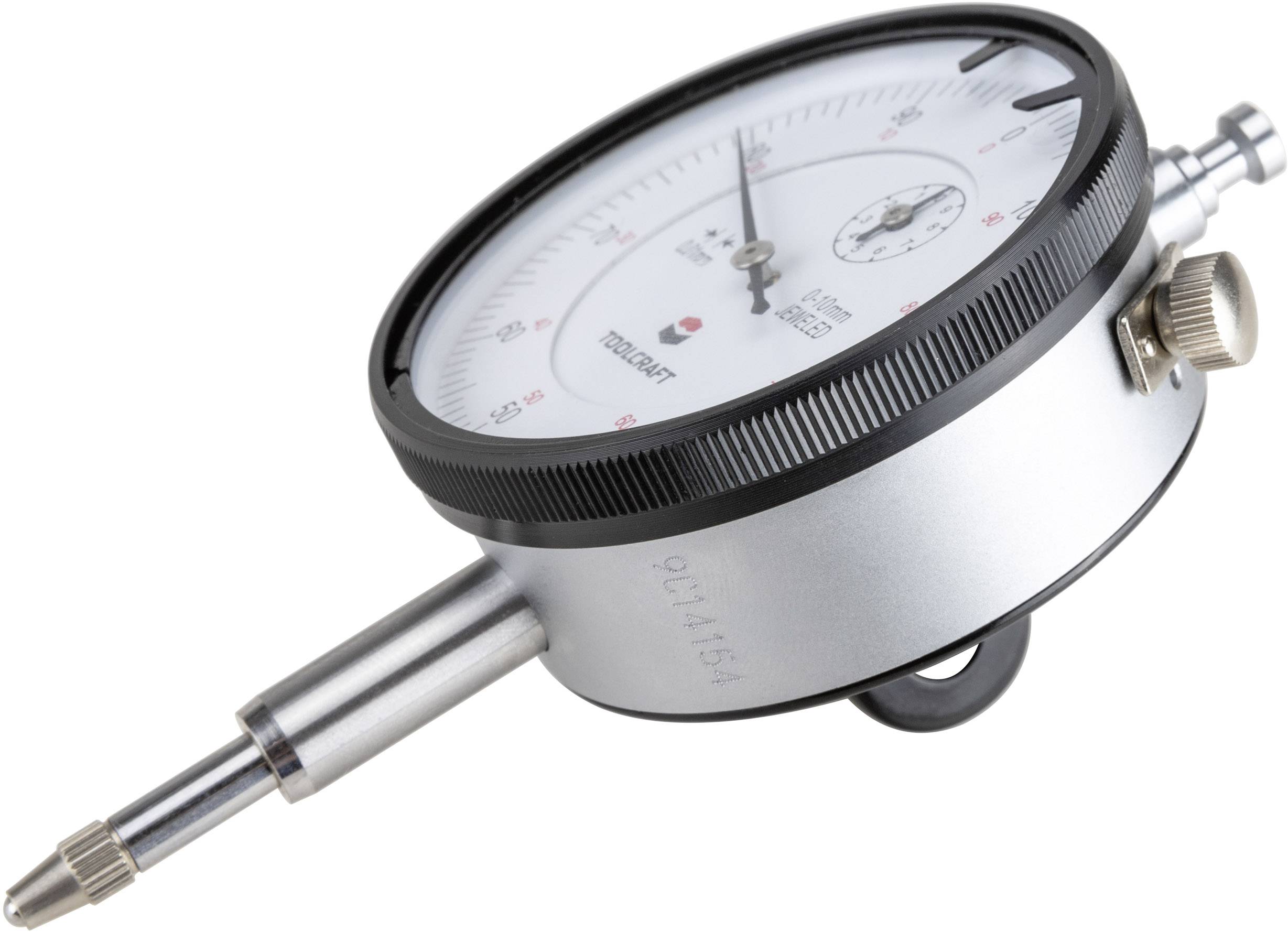 TOOLCRAFT TO-6443499 Messuhr (Ø) 58mm 10mm Ablesung: 0.01mm