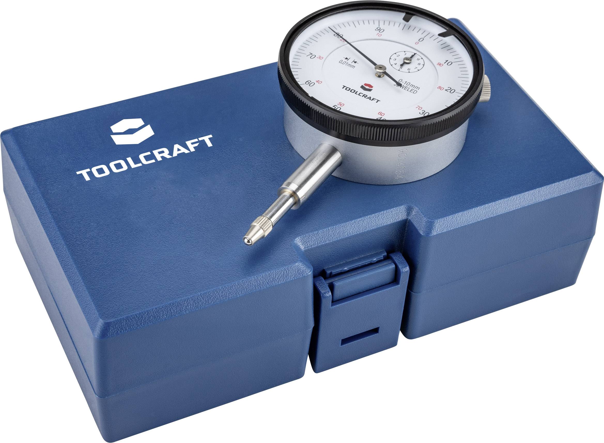 TOOLCRAFT TO-6443499 Messuhr (Ø) 58mm 10mm Ablesung: 0.01mm