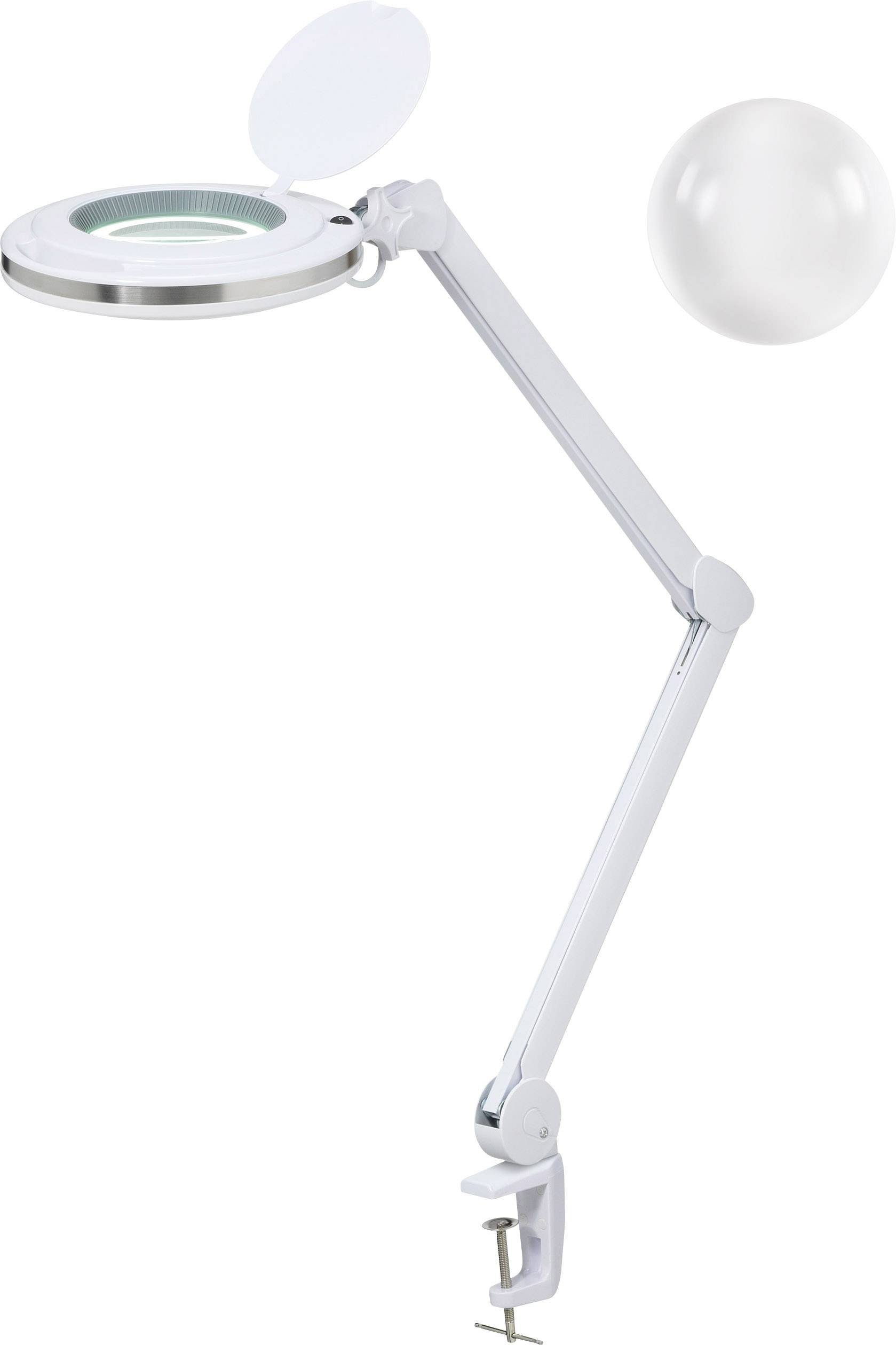 TOOLCRAFT 2147853 LED Lupenleuchte 60 SMD LED 5D 2.25X Vergrößerungsfaktor=2.25 x 122 mm 2021 Energ