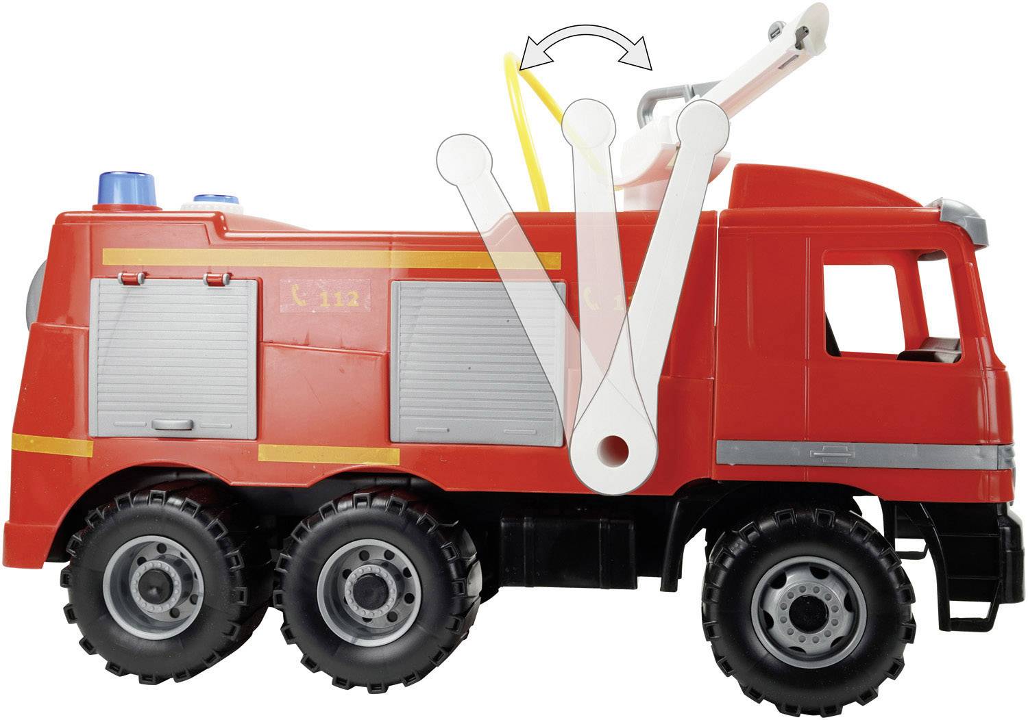 LENA GIGA TRUCKS Feuerwehr mit Aufklebern