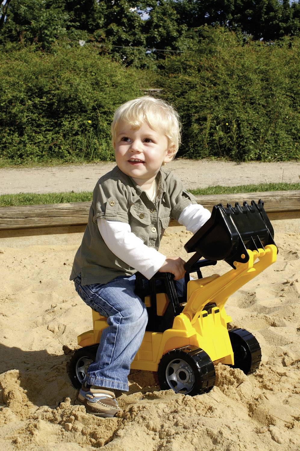 LENA GIGA TRUCKS Schaufellader, schwarz/gelb