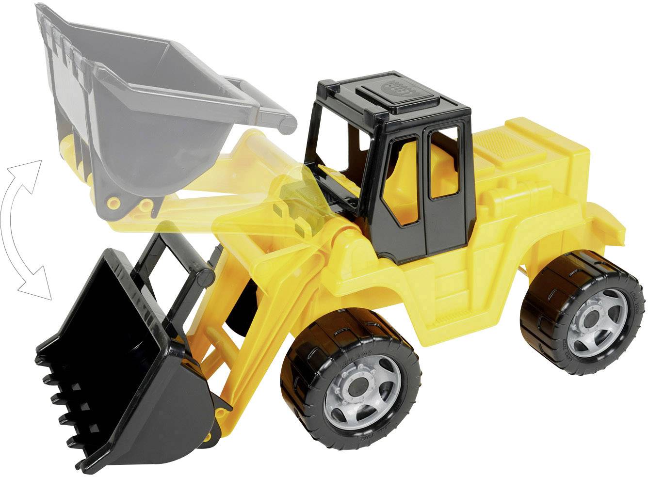 LENA GIGA TRUCKS Schaufellader, schwarz/gelb