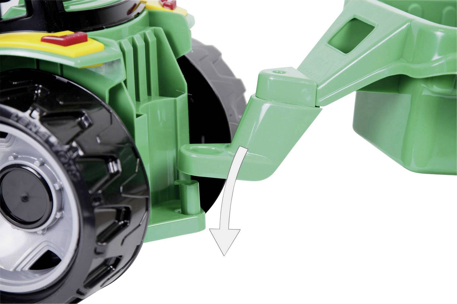 LENA GIGA TRUCKS Traktor mit Schaufel und Anhänger