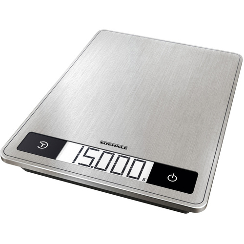 Soehnle KWD Page Profi 200 Balance de cuisine numérique numérique, avec fixation murale Plage de pesée (max.)=15 kg acier