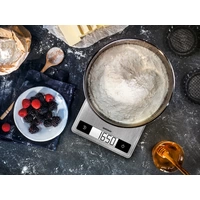 Soehnle KWD Page Profi 200 Küchenwaage digital mit Wandbefestigung Wägebereich (max.)=15kg Edelstahl 240 x 175 x 16 Soehnle KWD Page Profi 200 Küchenwaage digital mit Wandbefestigung Wägebereich (max.)=15kg Edelstahl 240 x 175 x 16