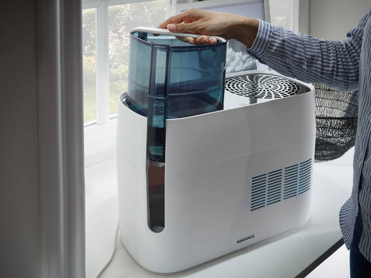 Soehnle AirFresh Hygro 500 Luftbefeuchter 50m² Weiß