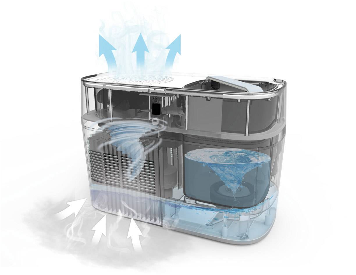 Soehnle AirFresh Hygro 500 Luftbefeuchter 50m² Weiß