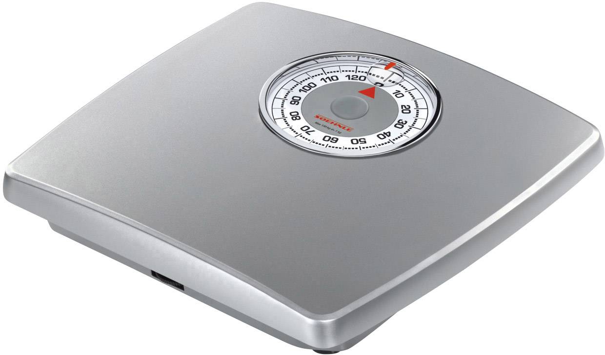 Soehnle PWA LOUPE silber Analoge Personenwaage Wägebereich (max.)=130 kg