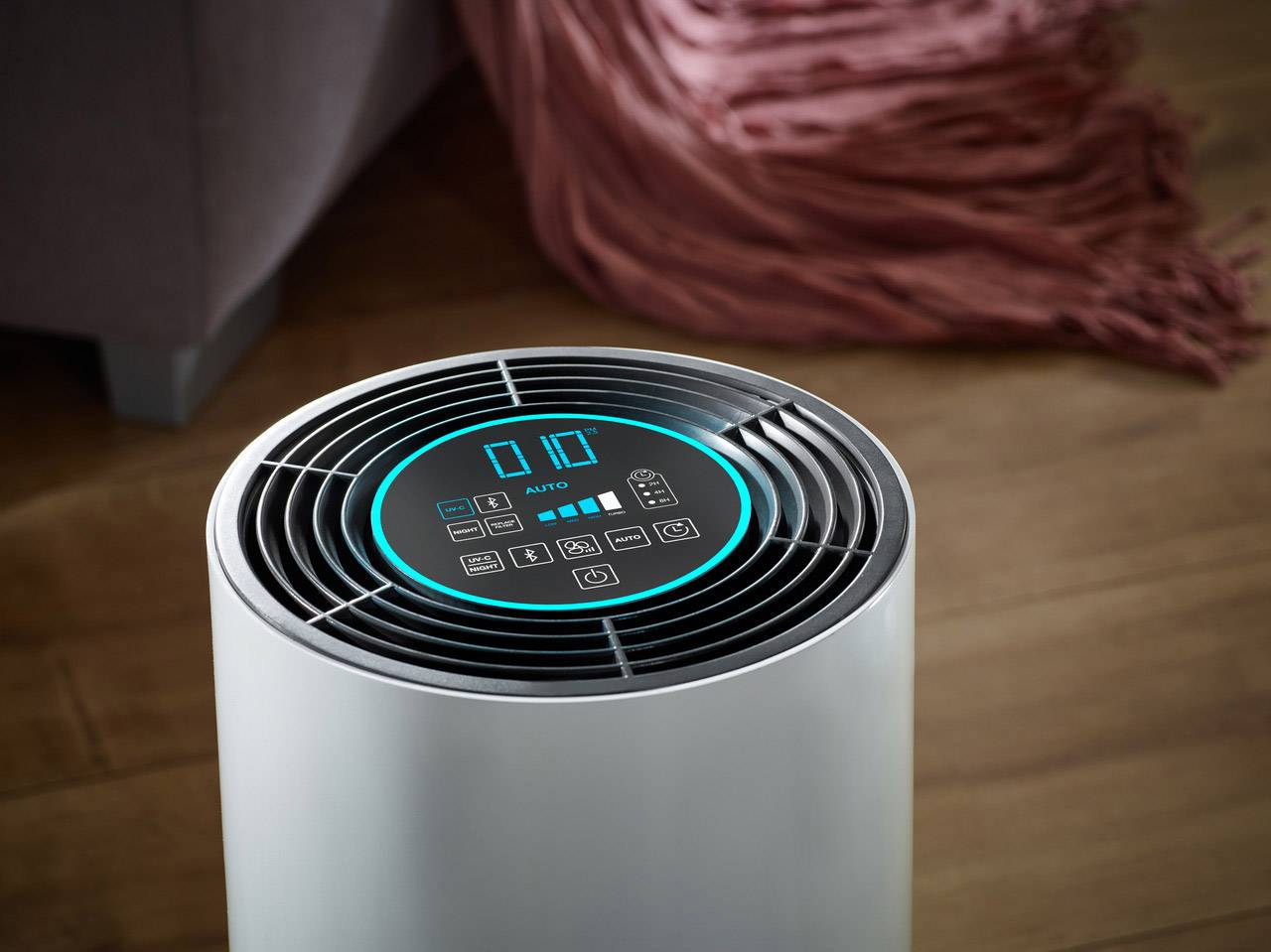 Soehnle 68098 AirFresh Clean Connect 500 Luftreiniger 78 m² Weiß