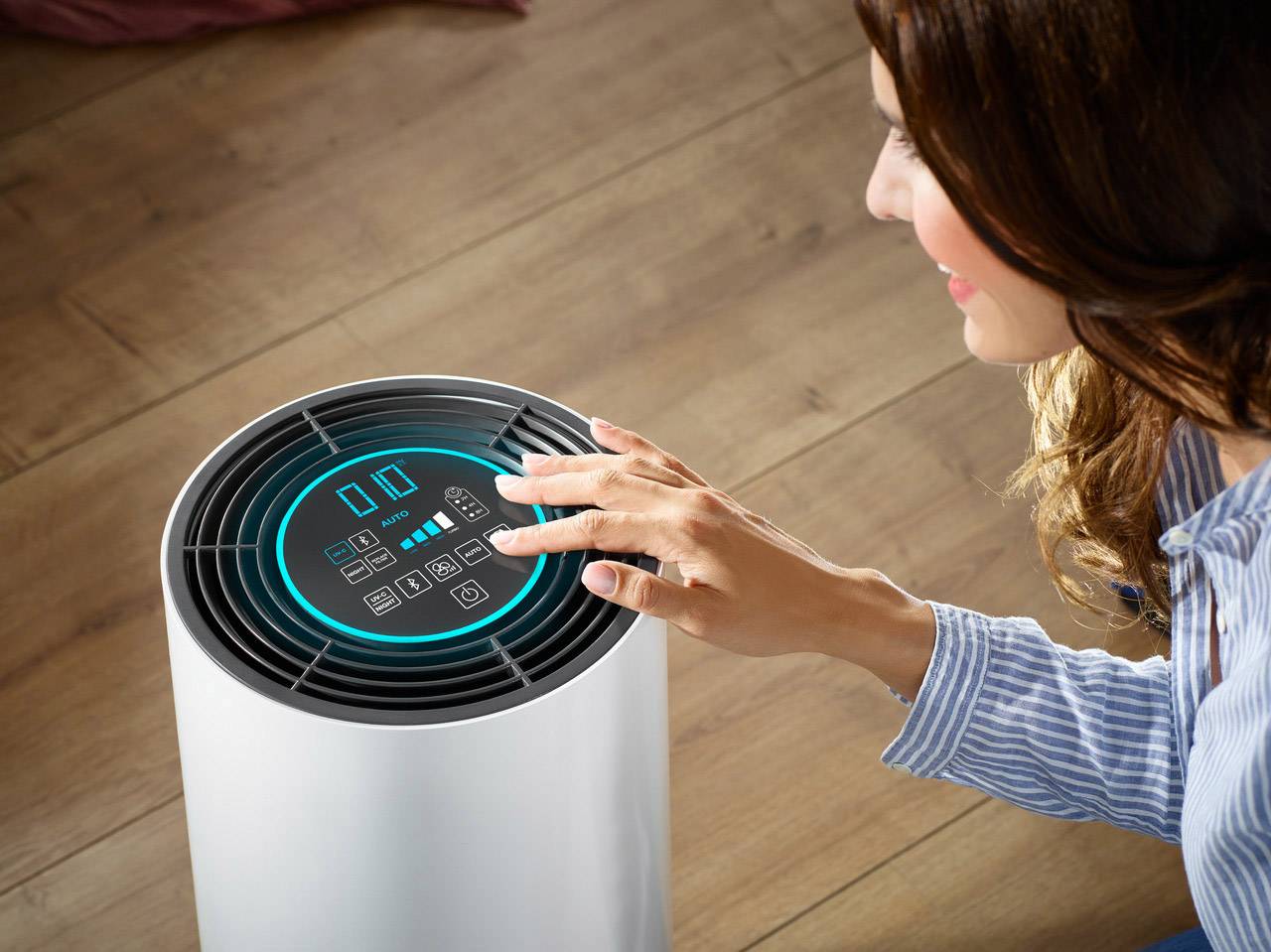 Soehnle 68098 AirFresh Clean Connect 500 Luftreiniger 78 m² Weiß