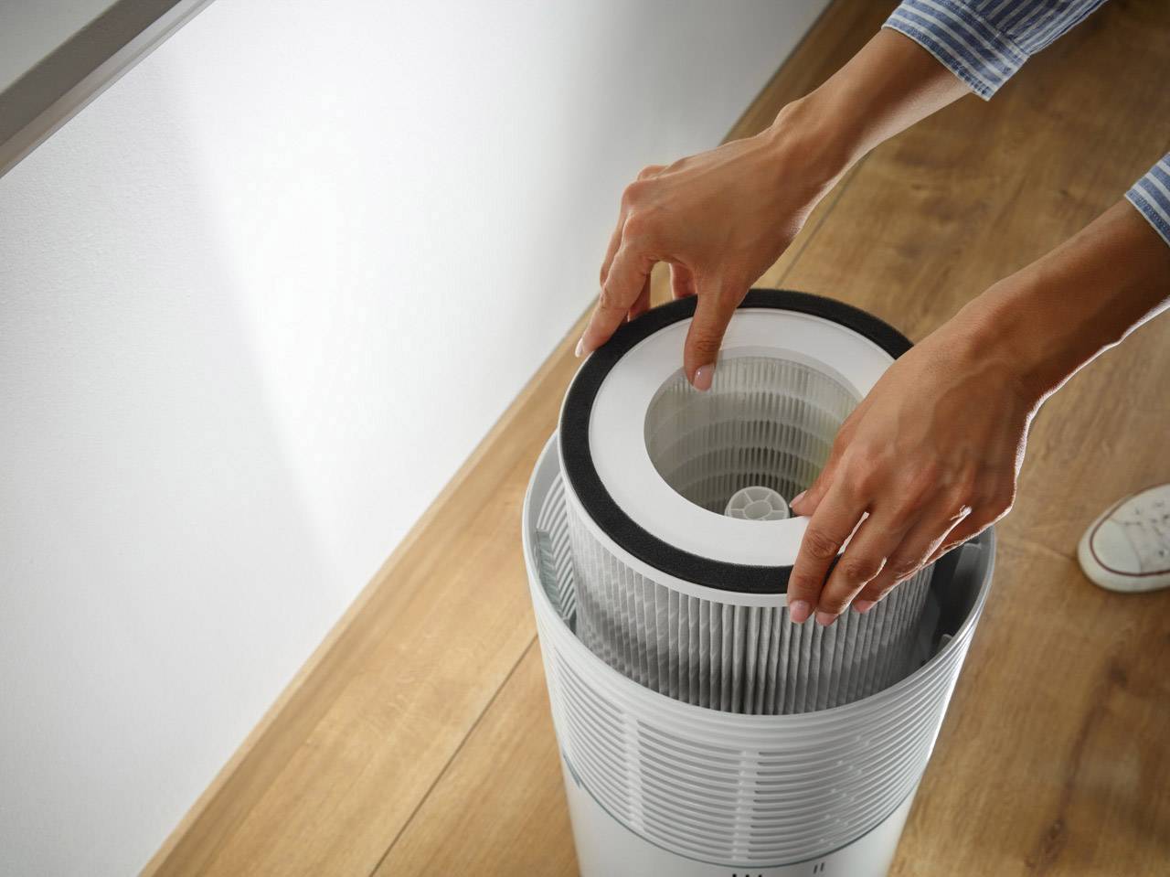 Soehnle 68098 AirFresh Clean Connect 500 Luftreiniger 78 m² Weiß