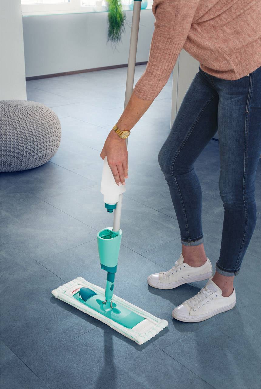 Leifheit EasySpray XL micro Bodenwischer Grün, Weiß