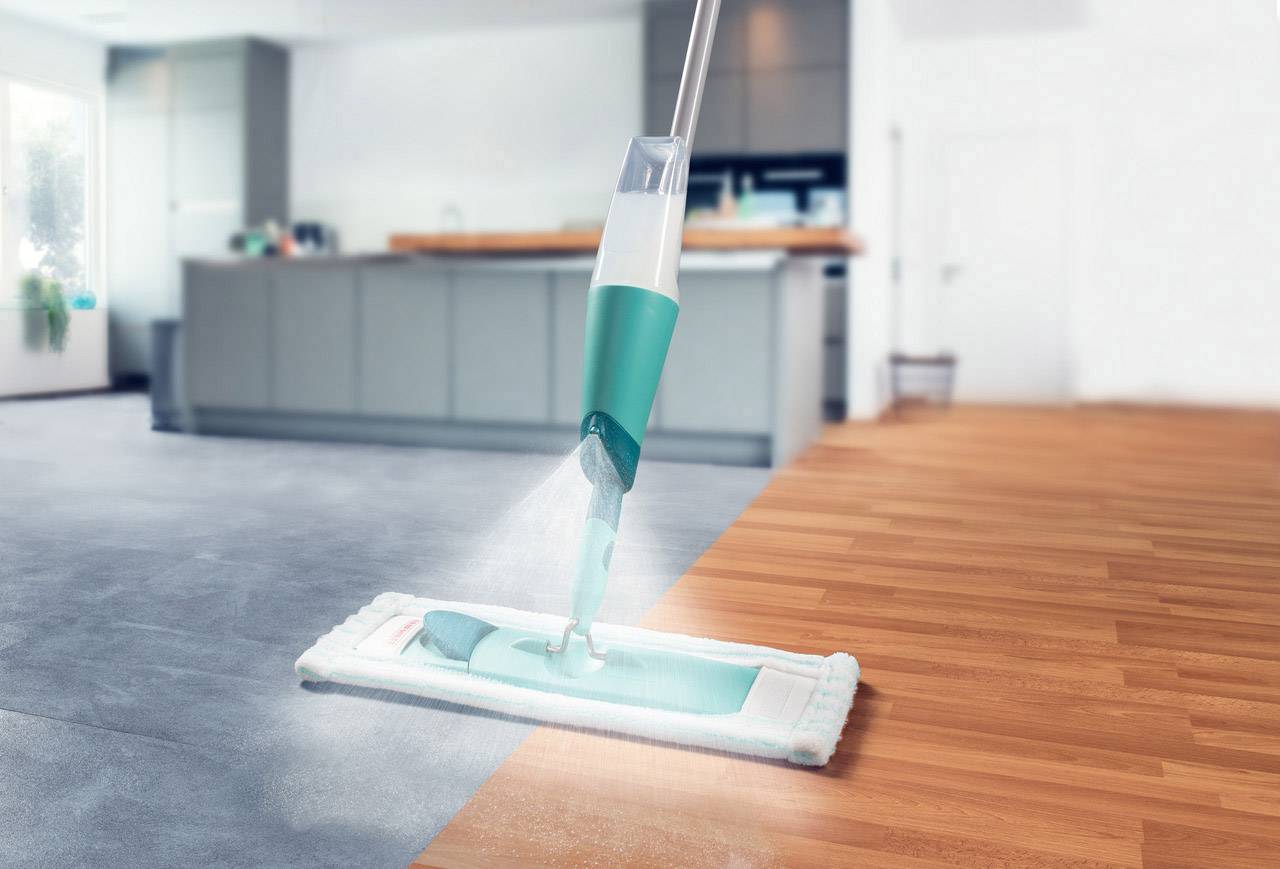 Leifheit EasySpray XL micro Bodenwischer Grün, Weiß