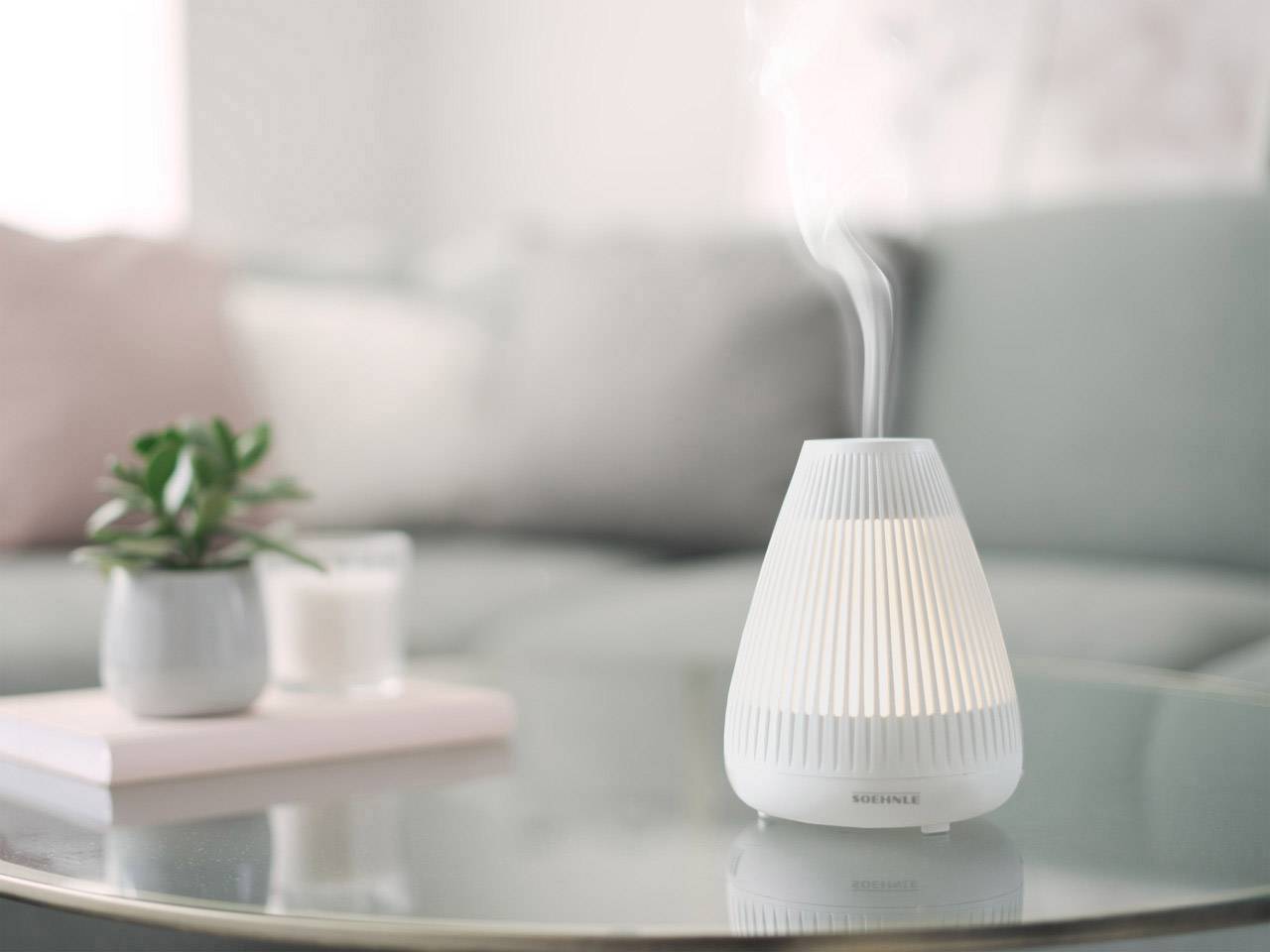 Soehnle Bari Aroma-Lufterfrischer mit Ultraschall 16 m² EEK: A++ (A++ - E) Weiß