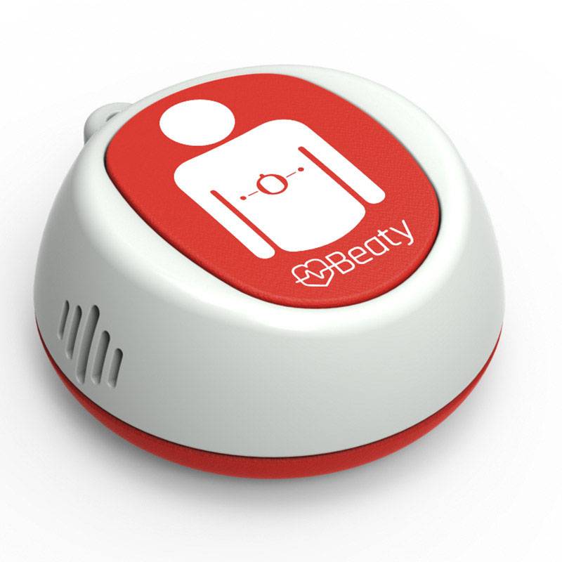 MEDX5 BEATY Herzmassage-Helfer Weiß, Rot