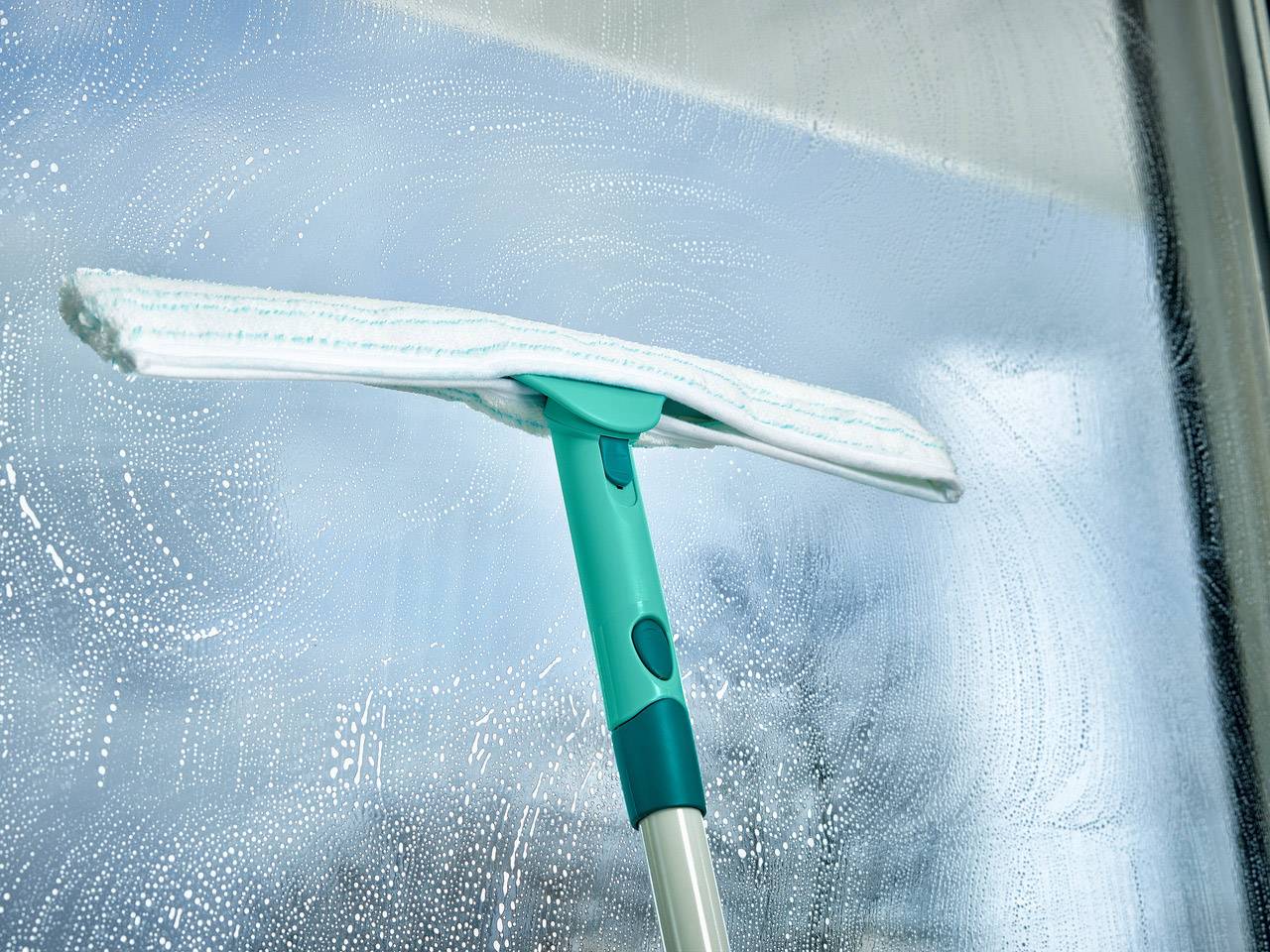 Leifheit Window Slider XL Fensterreiniger Grün, Weiß