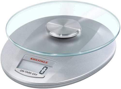 Soehnle KWD Roma silver Digitale Küchenwaage digital Wägebereich (max.)=5 kg Silber  - Onlineshop Voelkner