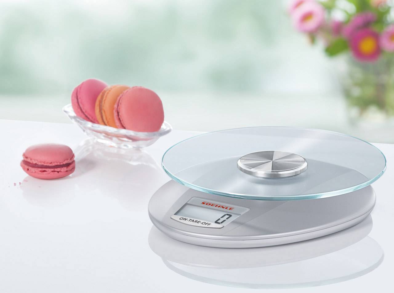 Soehnle KWD Roma silver Küchenwaage digital Wägebereich (max.)=5 kg Silber