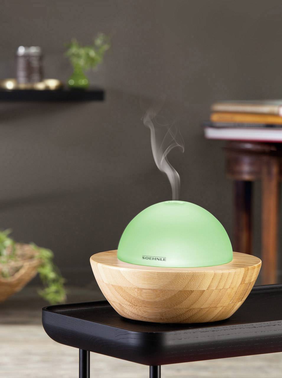 Soehnle Modena Aroma-Lufterfrischer mit Ultraschall Bambus, Weiß