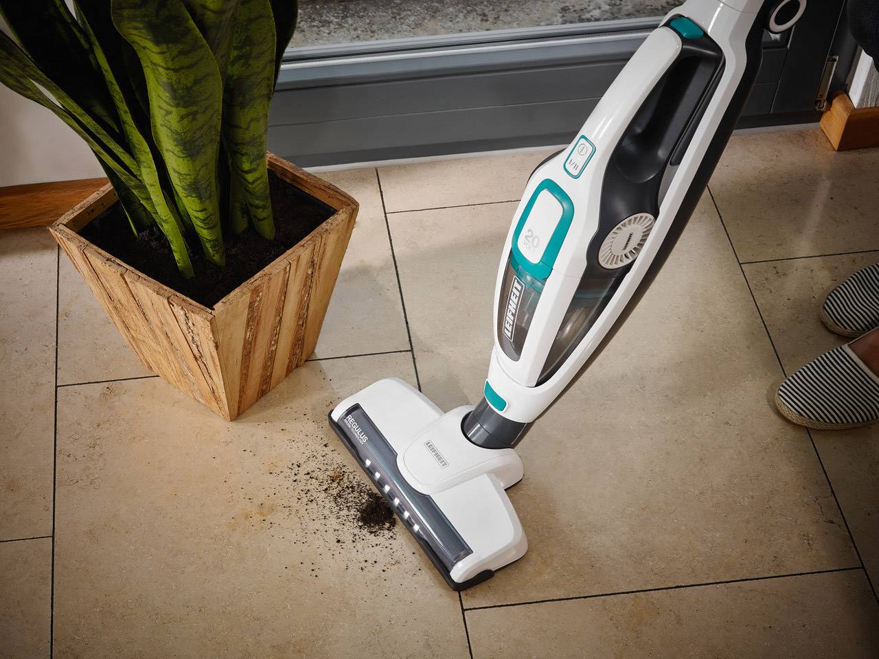 Leifheit Regulus PowerVac D/AT 11925 Akku-Handstaubsauger Zyklon-Technik