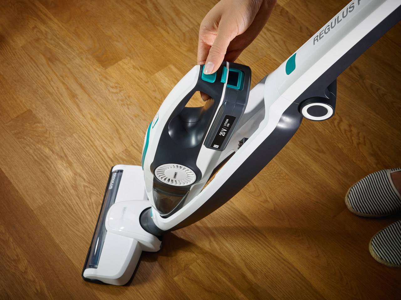 Leifheit Regulus PowerVac D/AT 11925 Akku-Handstaubsauger Zyklon-Technik