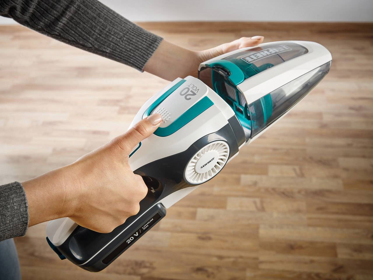 Leifheit Regulus PowerVac D/AT 11925 Akku-Handstaubsauger Zyklon-Technik