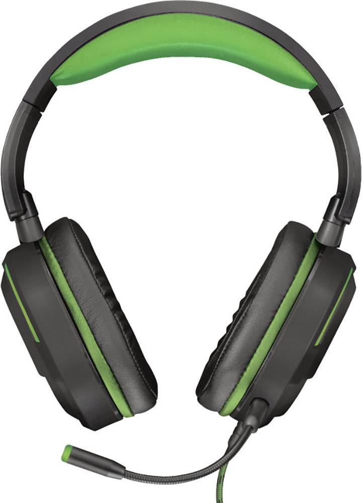 Trust GXT422G Legion Gaming Headset 3.5mm Klinke schnurgebunden Over Ear Schwarz, Grün