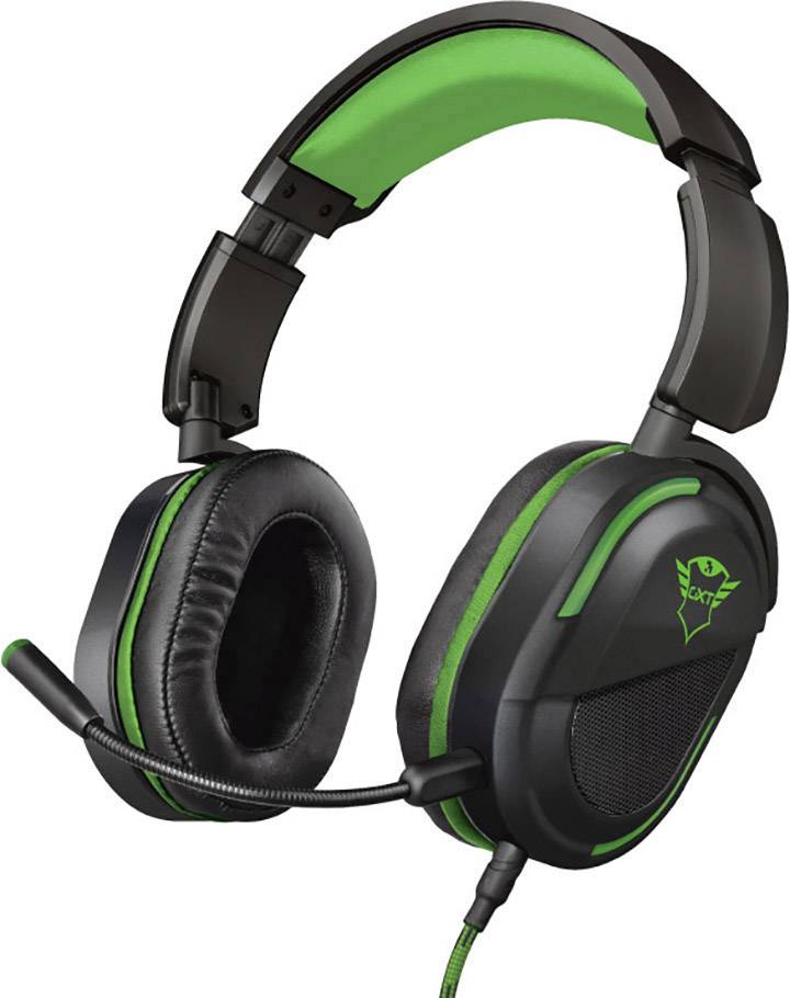 Trust GXT422G Legion Gaming Headset 3.5mm Klinke schnurgebunden Over Ear Schwarz, Grün