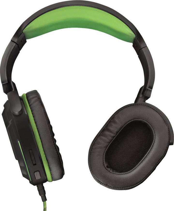 Trust GXT422G Legion Gaming Headset 3.5mm Klinke schnurgebunden Over Ear Schwarz, Grün