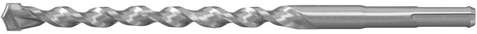 Metallschraube mit Bohrer-Schaft und spiralförmigem Gewinde. Geeignet für feste Materialien.
