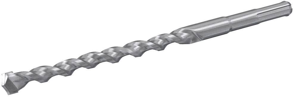 Bohrer mit spiralförmigem Schaft und Spitze. Geeignet für Beton- oder Ziegelwände. Werkzeug für Bau- oder Renovierungsarbeiten.