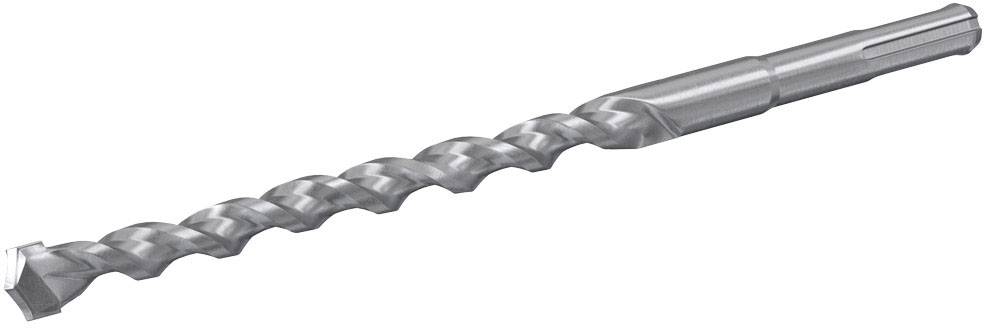 Bohrer mit spiralförmiger Klinge und robustem Schaft, geeignet für Arbeiten in harten Materialien.