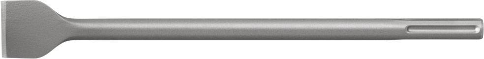 Ein metallener Spitzmeißel mit flacher Spitze und genormtem Schaft, geeignet für Beton- und Mauerwerkarbeiten.