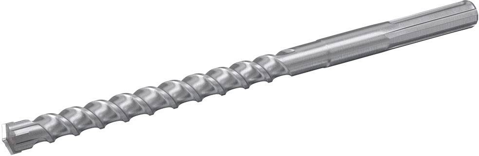 Bohrer mit spiralförmigem Design und angeschrägter Spitze, geeignet für Betonarbeiten.