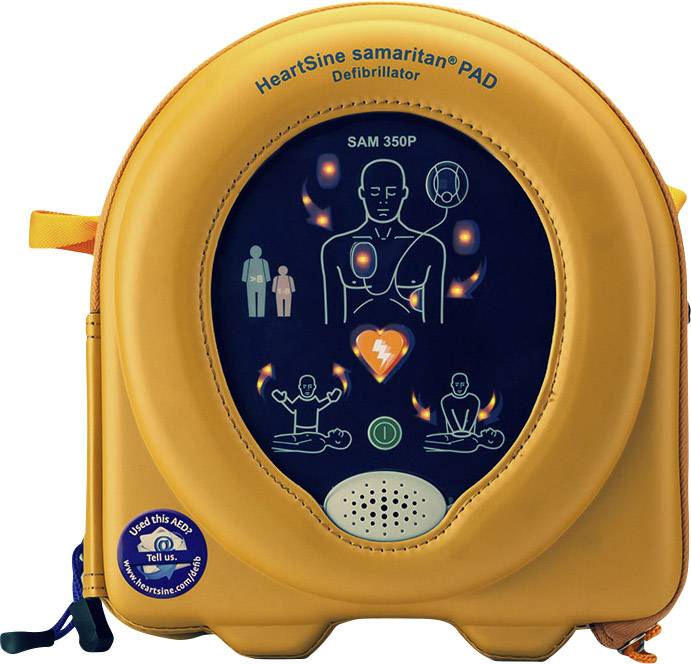 HeartSine AED-HS-SAM350P Defibrillator Manuelle Schockabgabe, Sprachanweisungen: de