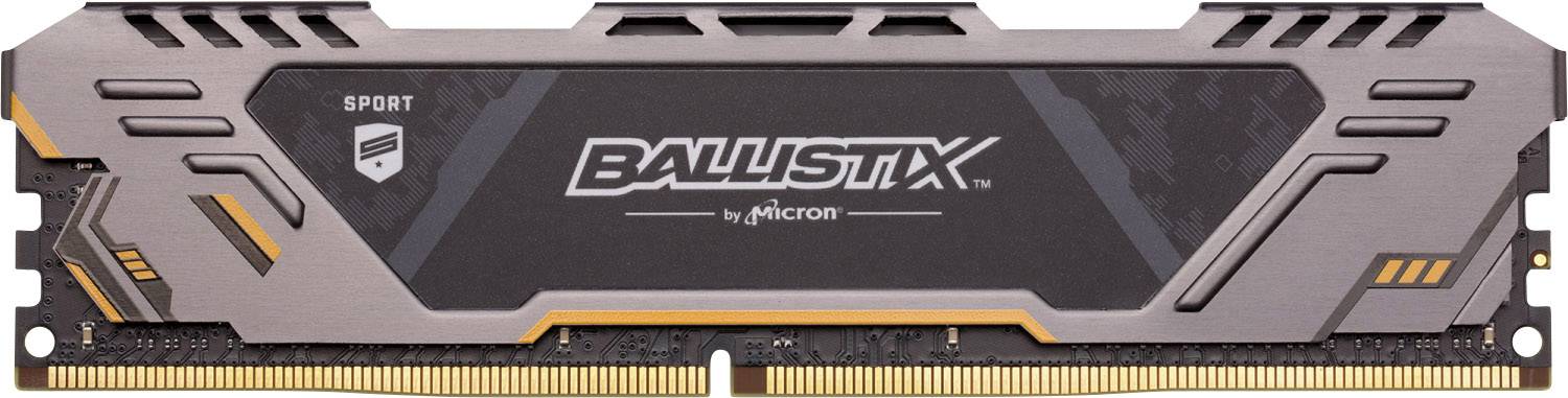 Crucial Ballistix Sport LT PC-Arbeitsspeicher Modul DDR4 16 GB 1 x 16 GB Non-ECC 2666 MHz 288pin DIMM CL 16-18-18 BLS16G4D26BFSB