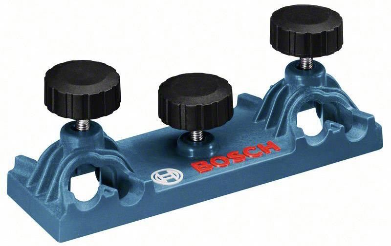 Bosch Fräserführung mit drei Einstellschrauben zur präzisen Führung beim Arbeiten mit Oberfräsen.