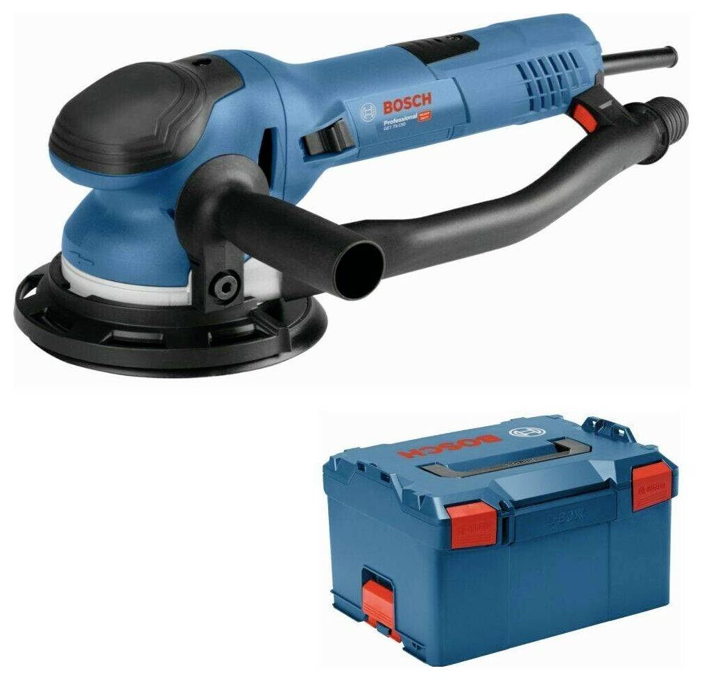 Bosch Professional 0601257101 Exzenterschleifer mit Zubehör 750W