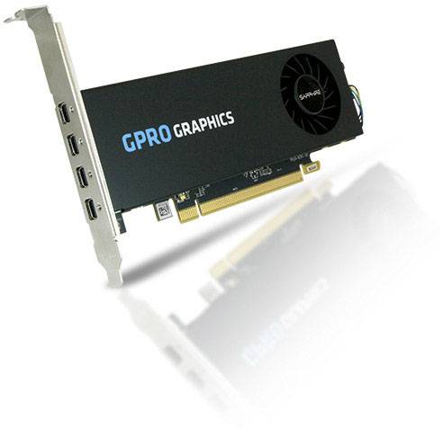 Sapphire Workstation-Grafikkarte AMD GPRO GP4300 4GB GDDR5-RAM PCIe Mini DisplayPort AMD FreeSync
