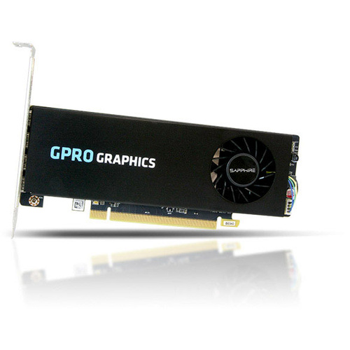 Sapphire Workstation-Grafikkarte AMD GPRO GP4300 4 GB GDDR5-RAM PCIe Mini DisplayPort AMD FreeSync