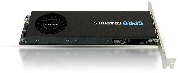 Sapphire Workstation-Grafikkarte AMD GPRO GP4300 4GB GDDR5-RAM PCIe Mini DisplayPort AMD FreeSync